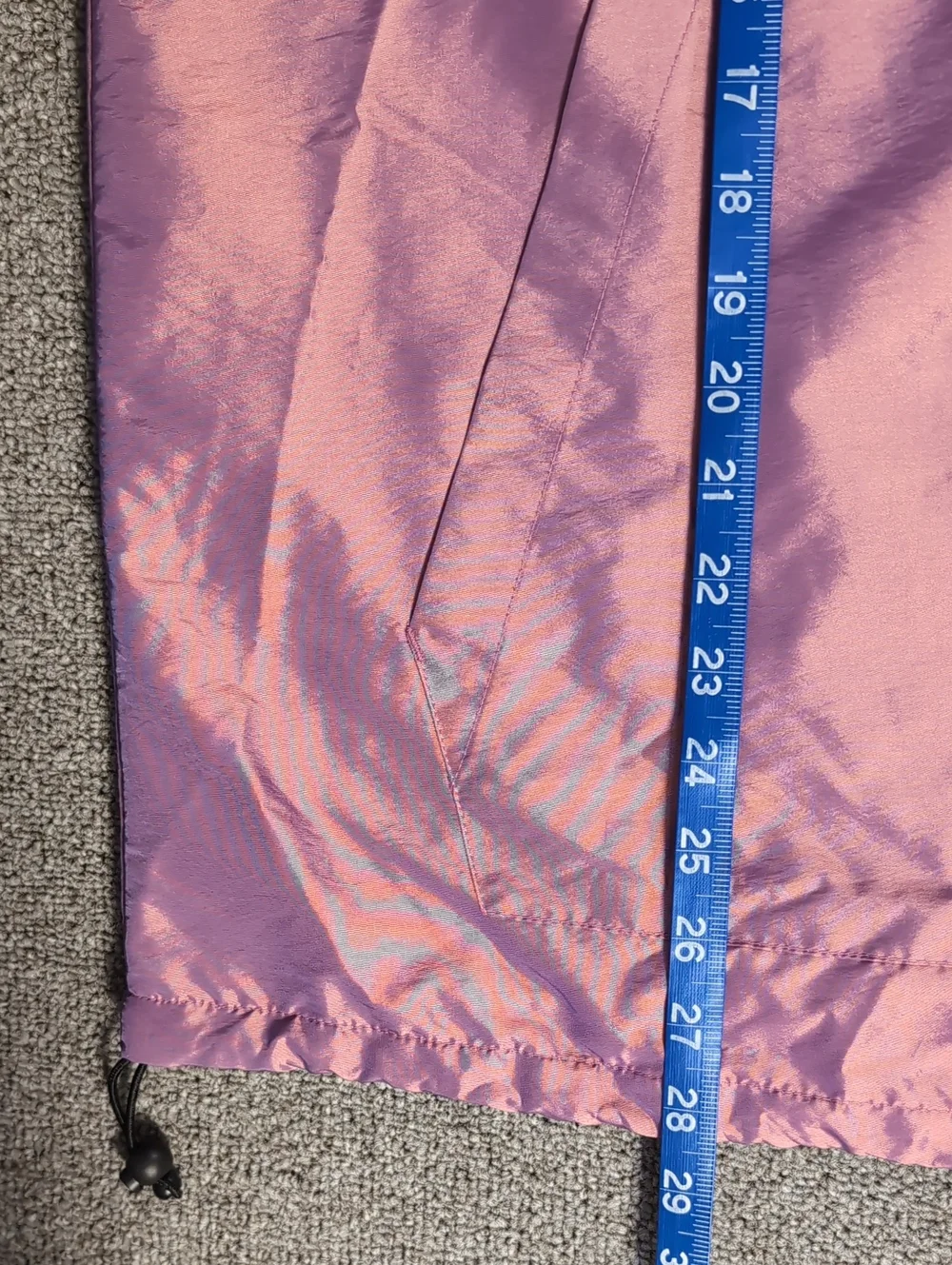 A.LAB Glowstick Purple Anorak Jacket - Zumiez Oversized Small in Purple